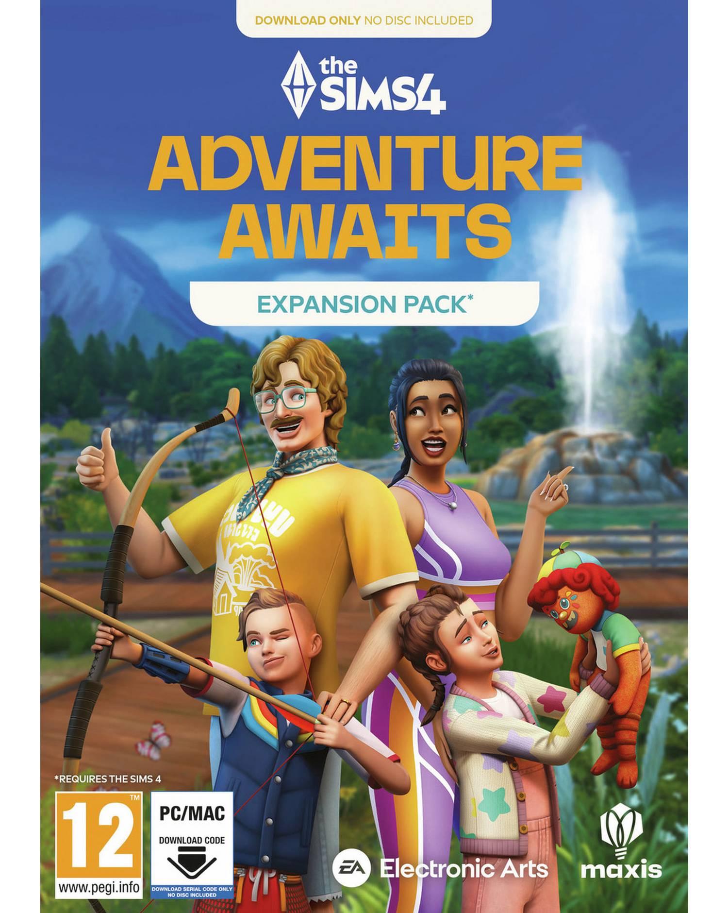 The Sims 4: Adventure Awaits Expansion Pack - Код в кутия (PC)