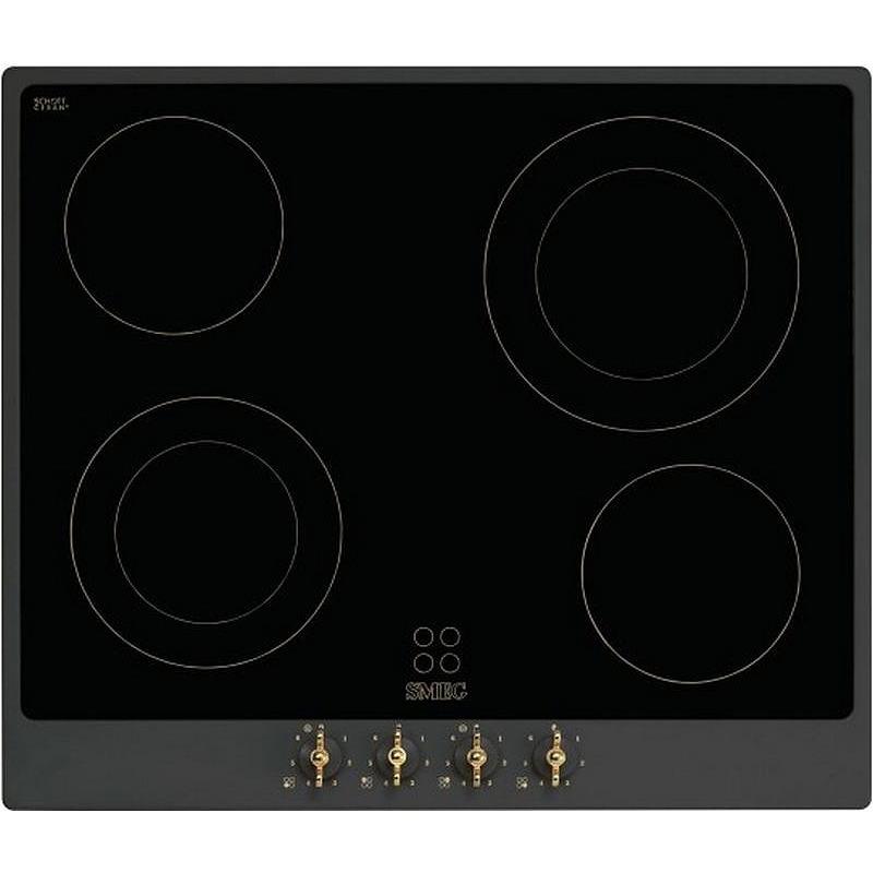 Вграден керамичен плот SMEG P864AO *** , Електрически