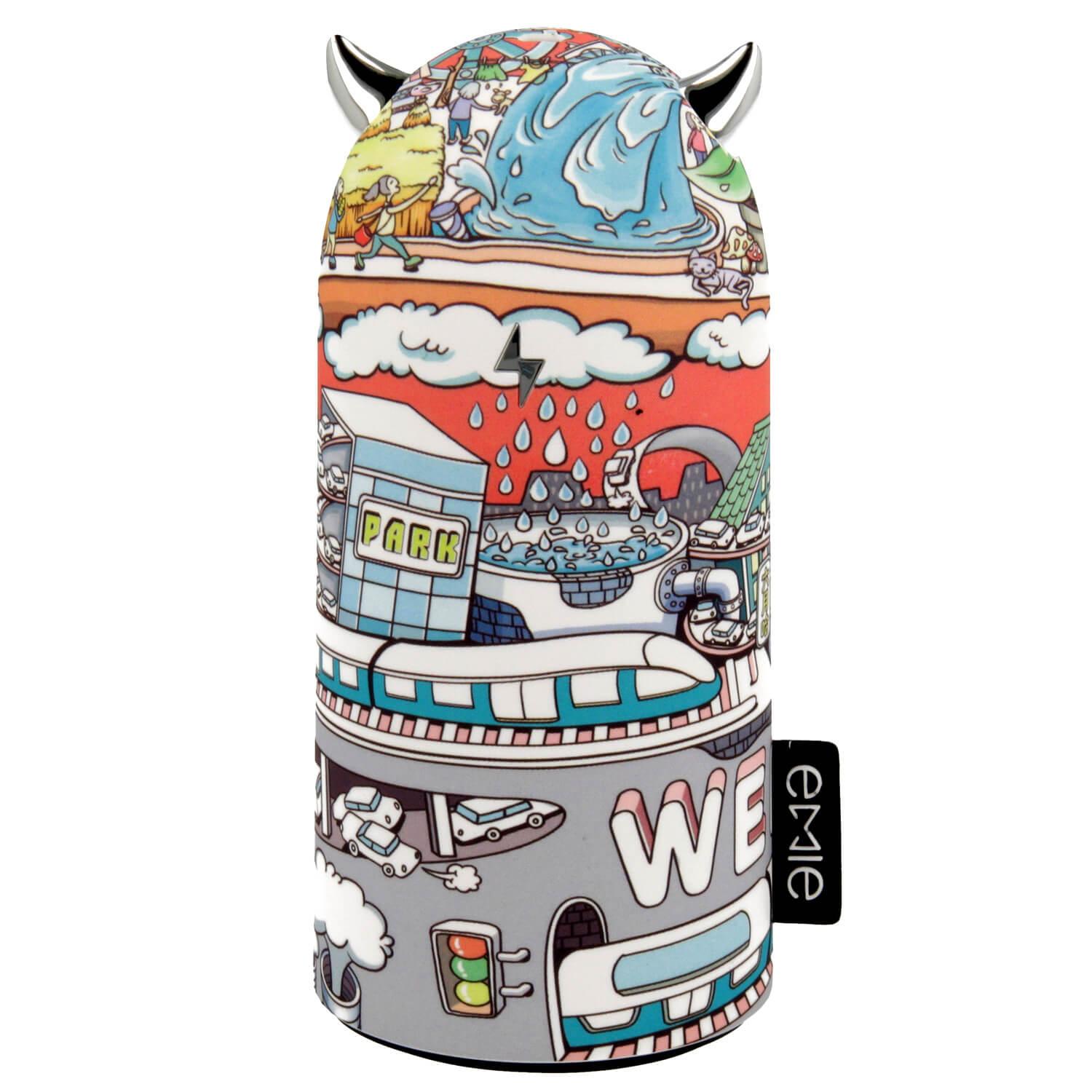 Външна батерия за смартфони и таблети с USB изход - Emie Powerbank Devil Doodle WDTN 5200 mAh | JAR Computers Външна батерия за смартфони и таблети с USB изход - Emie Powerbank Devil Doodle WDTN 5200 mAh