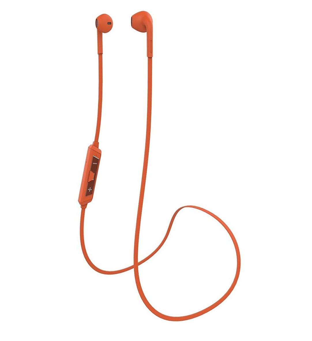 Безжични спортни блутут слушалки за мобилни устройства - Flavr In-Ear Bluetooth Earphones (оранжев) | JAR Computers Безжични спортни блутут слушалки за мобилни устройства - Flavr In-Ear Bluetooth Earphones (оранжев)