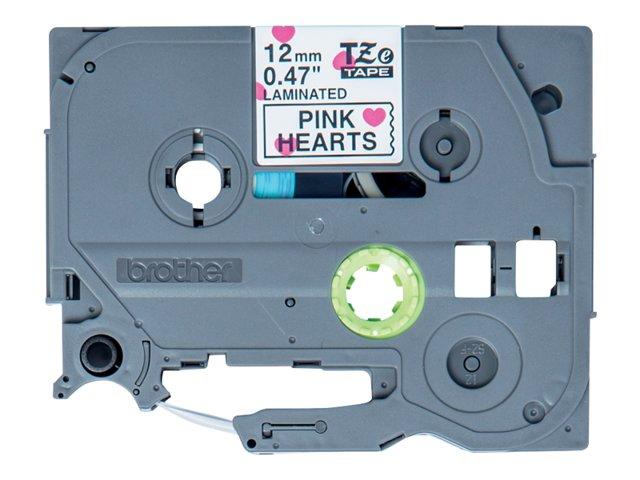BROTHER TZe-MPPH31 tape black/heart pattern 12mm/4m