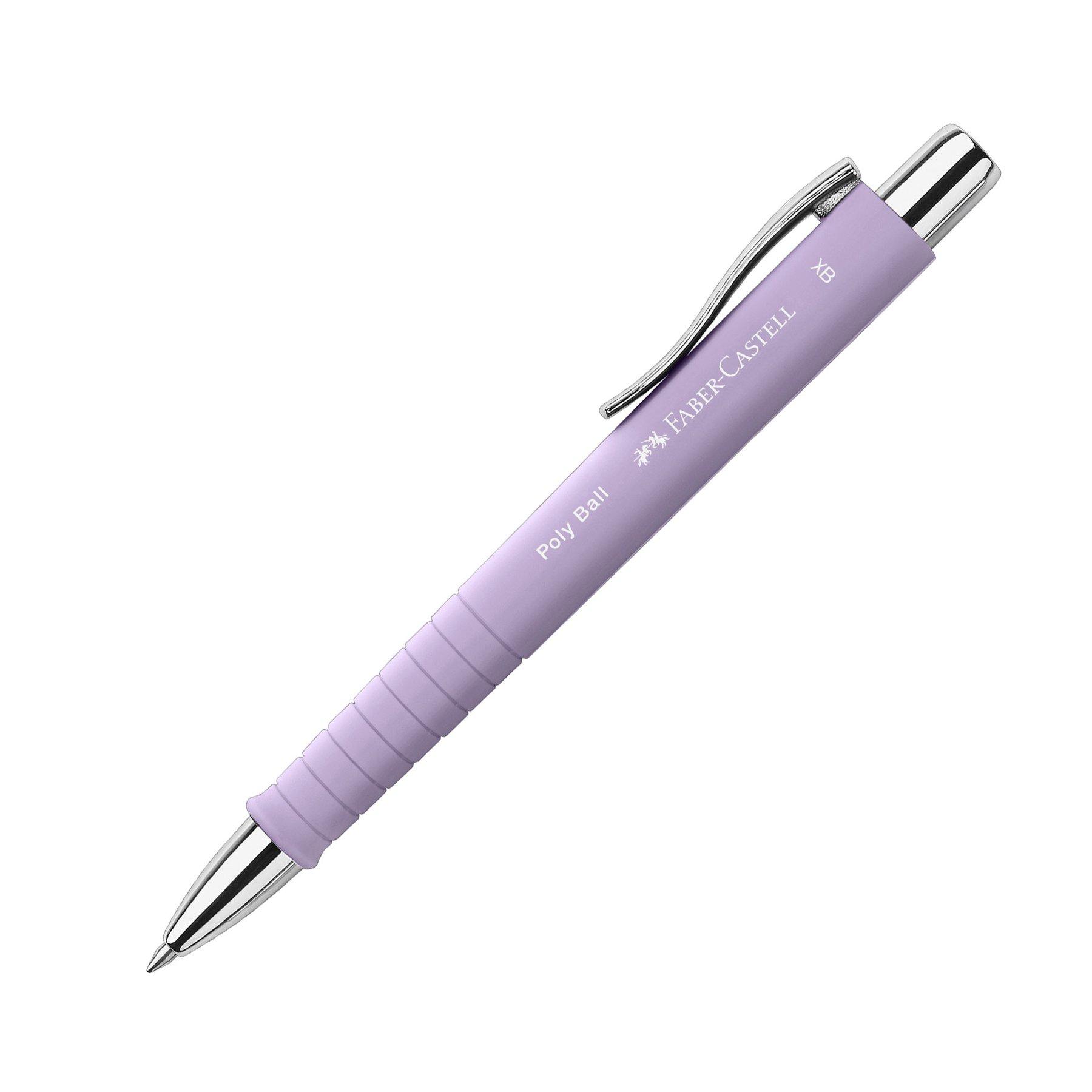 Faber-Castell Химикалка Poly Ball, XB, люляк | JAR Computers Faber-Castell Химикалка Poly Ball, XB, люляк
