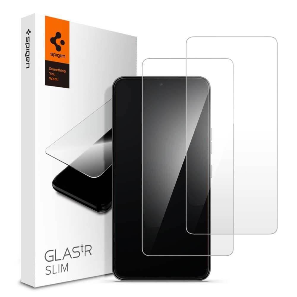 Калено стъклено защитно покритие за дисплея на Samsung Galaxy S22 Plus - Spigen Glass.Tr Slim Tempered Glass (прозрачен) | JAR Computers Калено стъклено защитно покритие за дисплея на Samsung Galaxy S22 Plus - Spigen Glass.Tr Slim Tempered Glass (прозрачен)