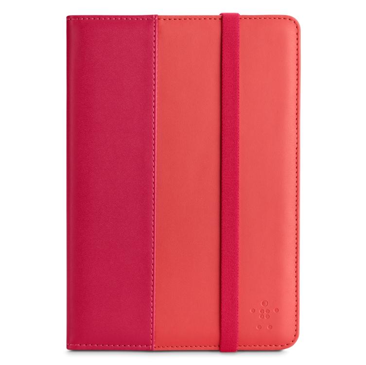 Кожен калъф с поставка за iPad Mini, iPad mini 2, iPad mini 3 - Belkin Verve Tab Folio (червен) | JAR Computers Кожен калъф с поставка за iPad Mini, iPad mini 2, iPad mini 3 - Belkin Verve Tab Folio (червен)