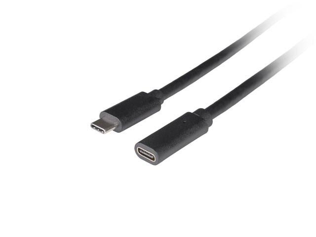 Lanberg CA-USBE-20CC-0015-BK USB кабел USB 3.2 Gen 1 (3.1 Gen 1) 1,5 м USB C 5 Гбит/с 100 W Черен
