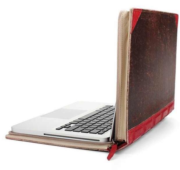 Луксозен кожен калъф за MacBook Pro 17 инча - TwelveSouth BookBook | JAR Computers Луксозен кожен калъф за MacBook Pro 17 инча - TwelveSouth BookBook