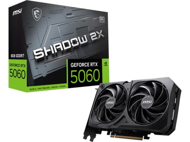 MSI GeForce RTX 5060 8G SHADOW 2X OC