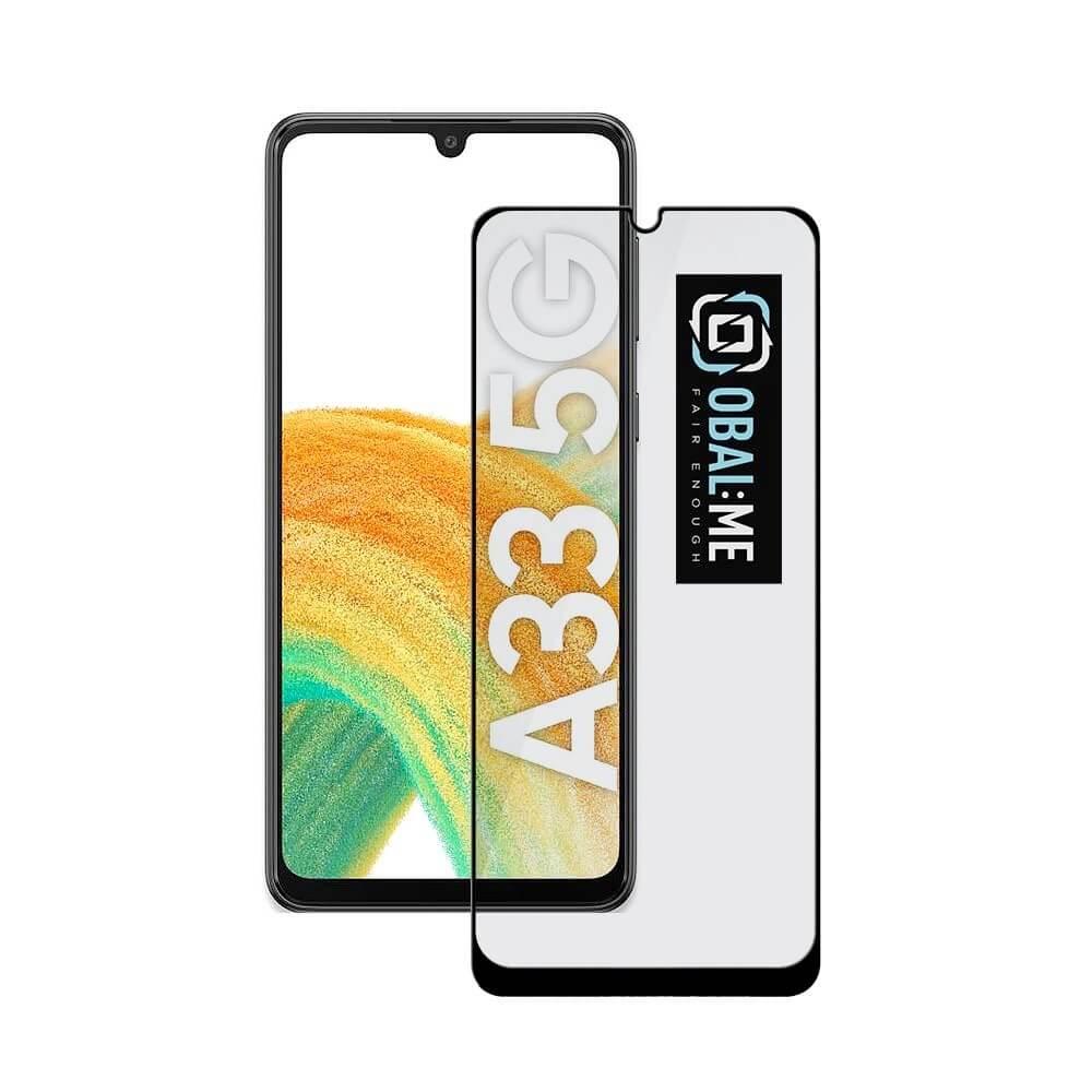 Обхващащо и ръбовете стъклено защитно покритие за дисплея на Samsung Galaxy A26 5G - OBALME Tempered Glass Screen Protector 5D (черен-прозрачен) | JAR Computers Обхващащо и ръбовете стъклено защитно покритие за дисплея на Samsung Galaxy A26 5G - OBALME Tempered Glass Screen Protector 5D (черен-прозрачен)