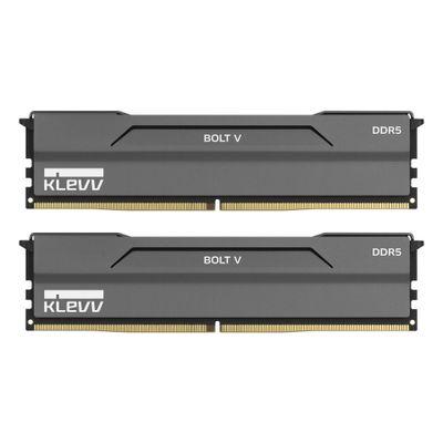 Памет за настолен компютър KLEVV RAM BOLT V - 64 GB (2 x 32 GB Kit) - DDR5 6000 UDIMM CL30 | JAR Computers Памет за настолен компютър KLEVV RAM BOLT V - 64 GB (2 x 32 GB Kit) - DDR5 6000 UDIMM CL30