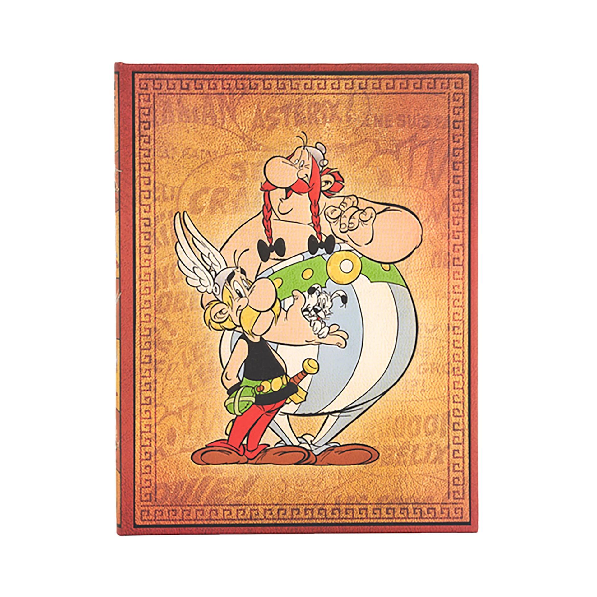 Paperblanks Тефтер Asterix Obelix, Ultra, широки редове, твърда корица, 72 листа