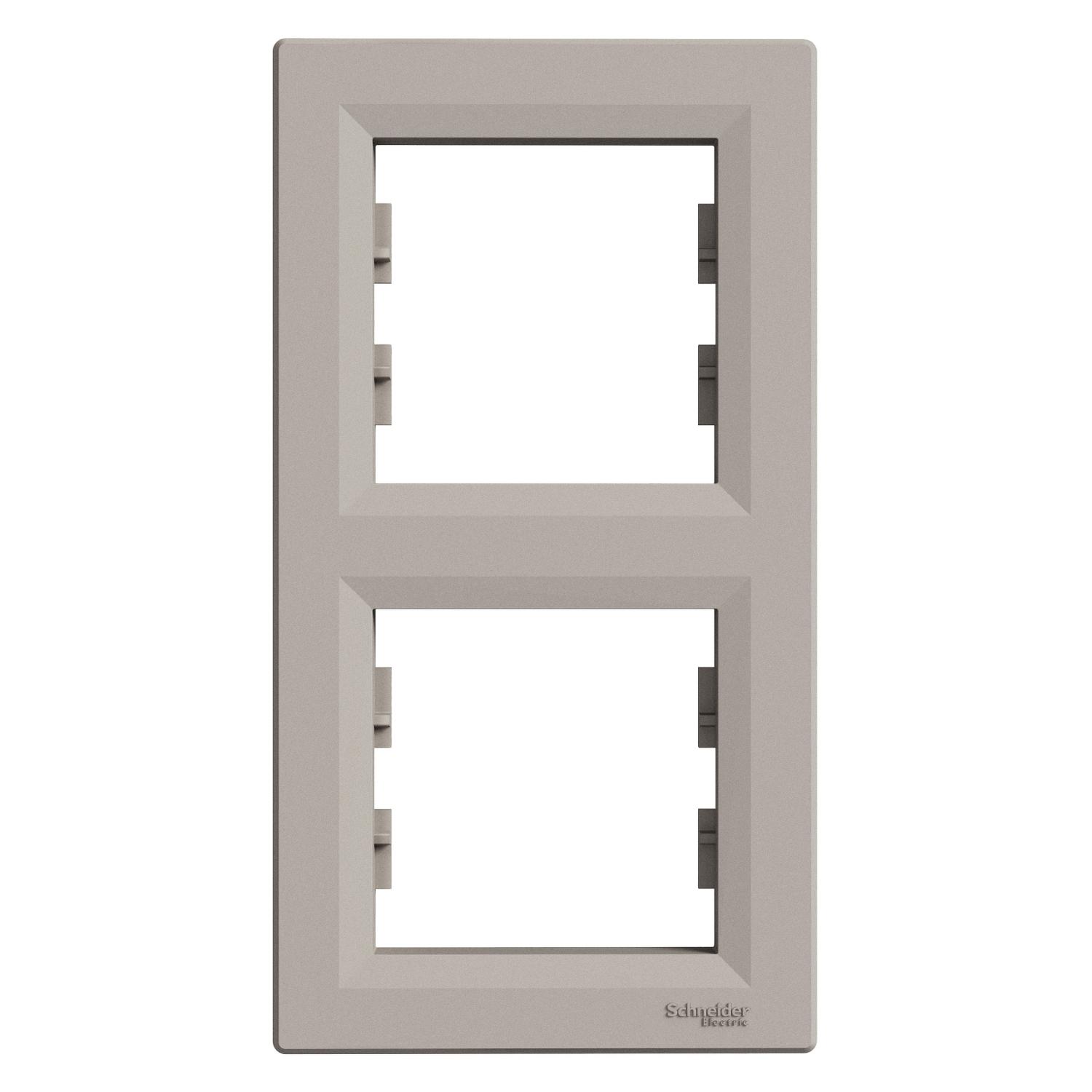 Рамка 2х Бронз вертикална - SCHNEIDER ELECTRIC Asfora EPH5810269 | JAR Computers Рамка 2х Бронз вертикална - SCHNEIDER ELECTRIC Asfora EPH5810269