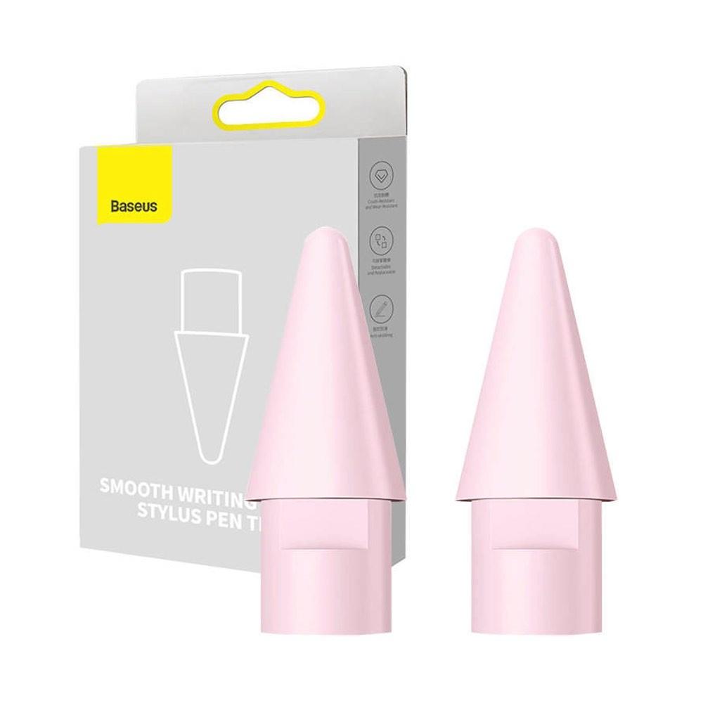 Резервни върхове за Apple Pencil, Apple Pencil 2nd Gen и Baseus Active Capacitive Stylus Pen (2 броя) - Baseus Replacement Stylus Tips (P80015901411-00) (розов) | JAR Computers Резервни върхове за Apple Pencil, Apple Pencil 2nd Gen и Baseus Active Capacitive Stylus Pen (2 броя) - Baseus Replacement Stylus Tips (P80015901411-00) (розов)