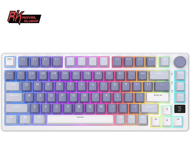 Royal Kludge RK-M75 Ocean Blue, K Silver switch | JAR Computers Royal Kludge RK-M75 Ocean Blue, K Silver switch