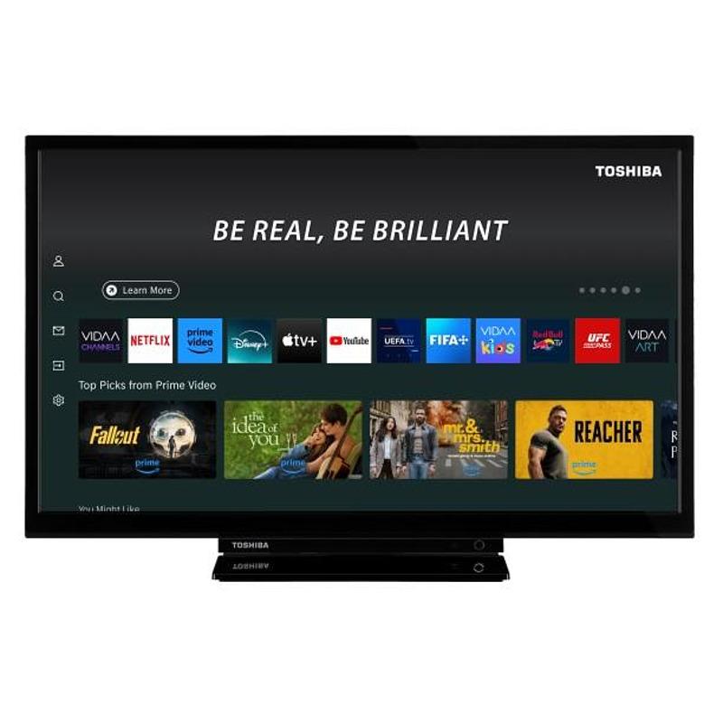 Телевизор Toshiba 24WV3F63DG SMART TV VIDAA OS , 1366x768 HD Ready , 24 inch, 60 см, LED  , Smart TV , VIDAA