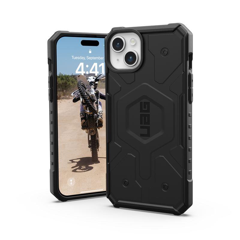 Удароустойчив хибриден кейс за iPhone 15 Plus - Urban Armor Gear Pathfinder MagSafe Case (черен) | JAR Computers Удароустойчив хибриден кейс за iPhone 15 Plus - Urban Armor Gear Pathfinder MagSafe Case (черен)
