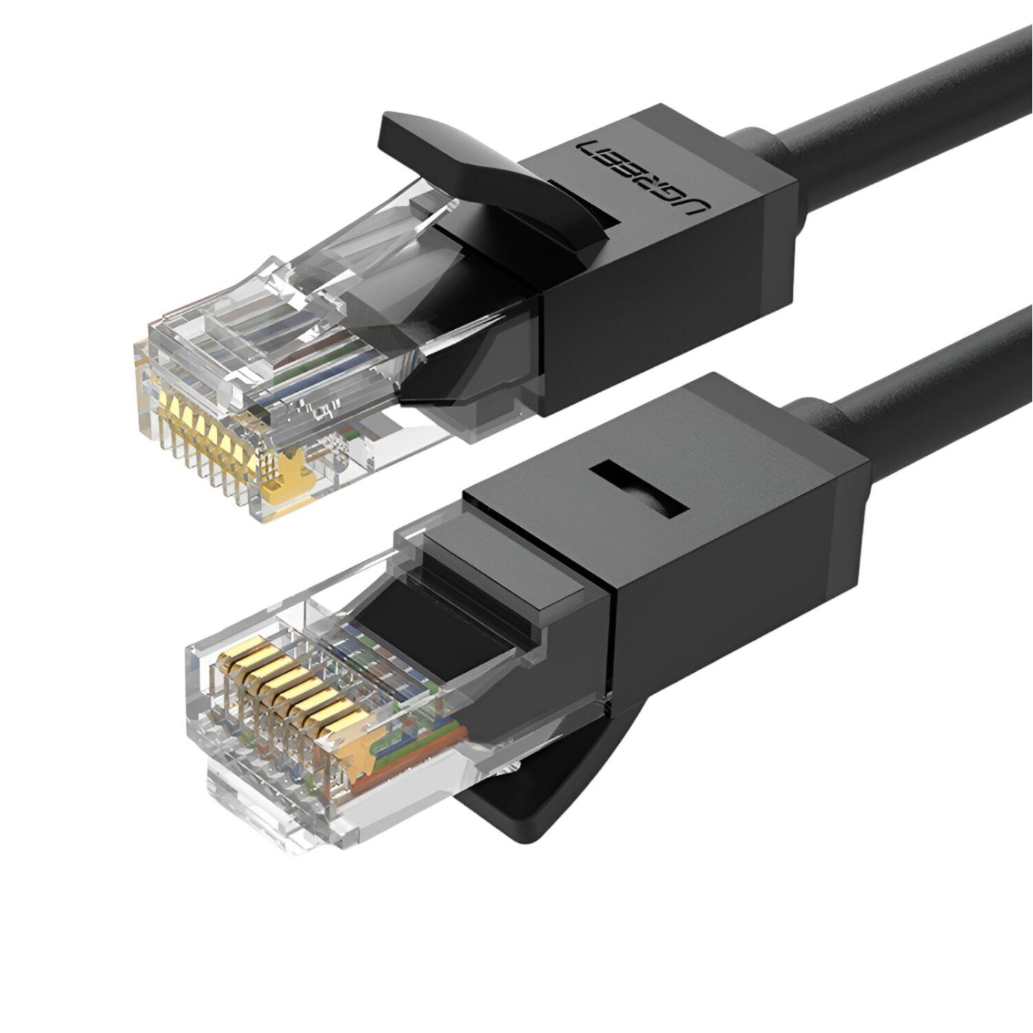 UGREEN LAN кабел Cat6 Flat, 1м /черен/ - NW102 / 20159 | JAR Computers UGREEN LAN кабел Cat6 Flat, 1м /черен/ - NW102 / 20159