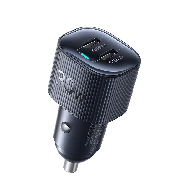 BASEUS 12V 30W, 2 x USB-C, PrimeTrip VP2 /черен/ - C0207500 | JAR Computers BASEUS 12V 30W, 2 x USB-C, PrimeTrip VP2 /черен/ - C0207500