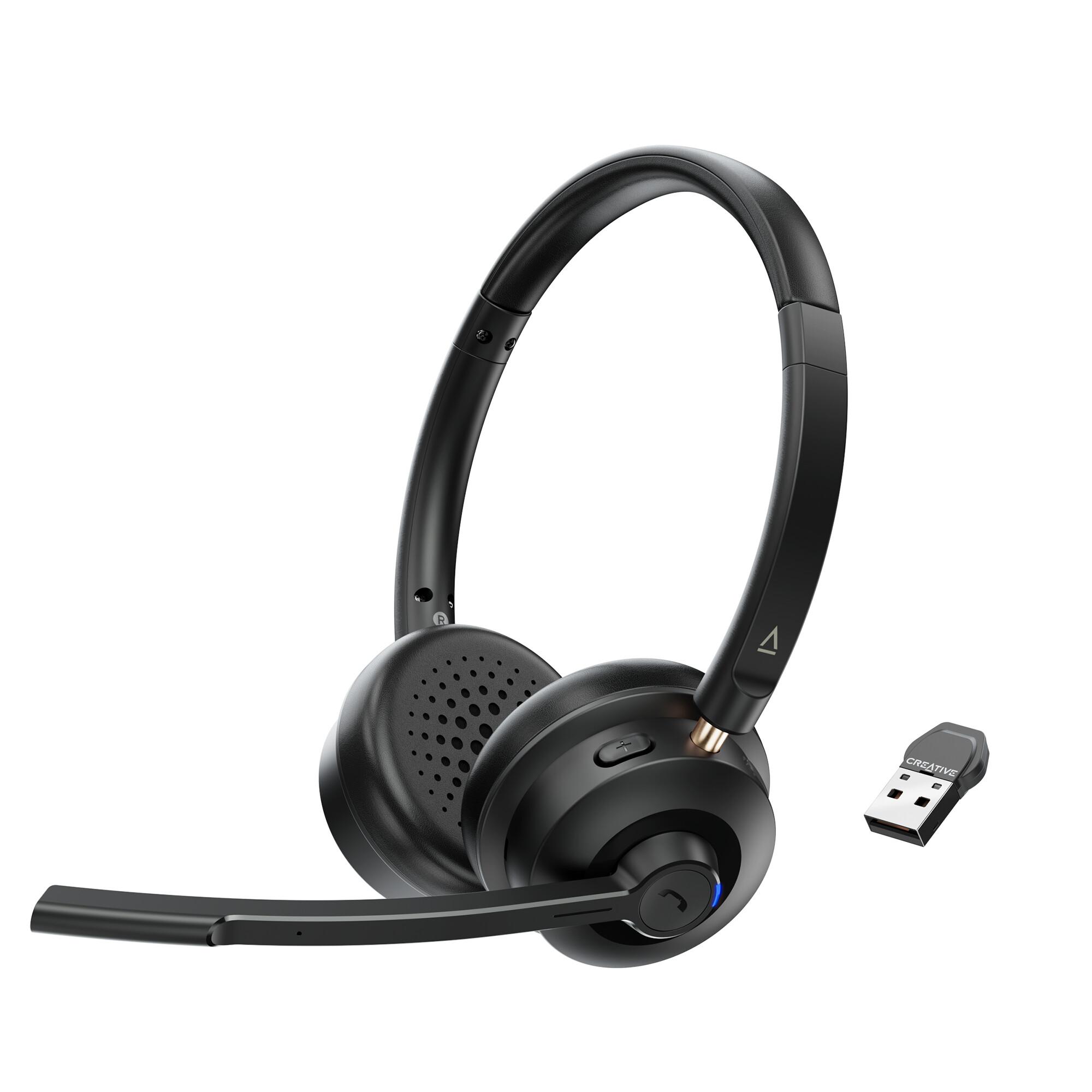 Creative Labs 51EF1290AA000 слушалка Слушалки Жична и безжична Лента за глава Business/Everyday Bluetooth Черен