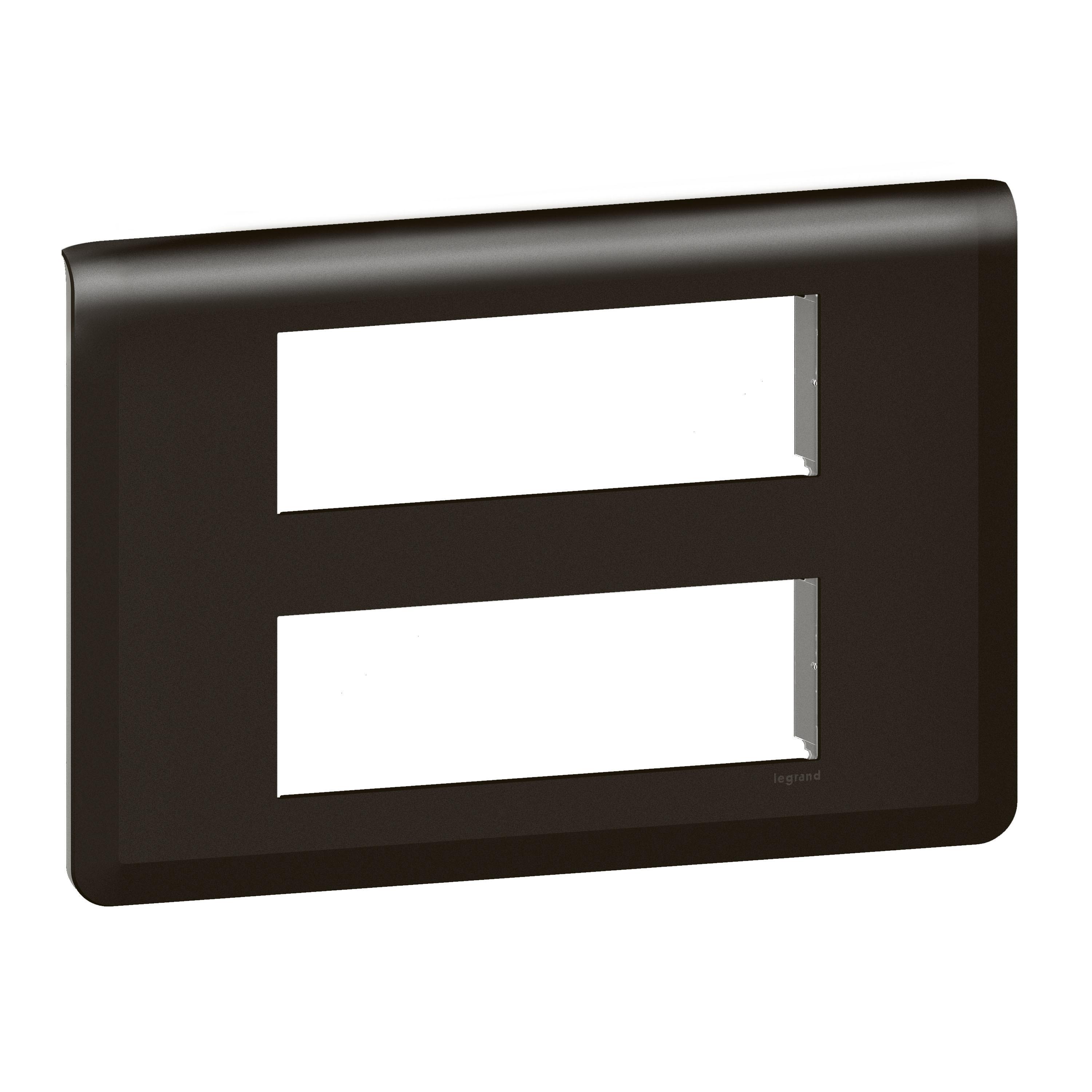 Декоративна рамка 2x6M Черен - Legrand Mosaic New 079076L | JAR Computers Декоративна рамка 2x6M Черен - Legrand Mosaic New 079076L