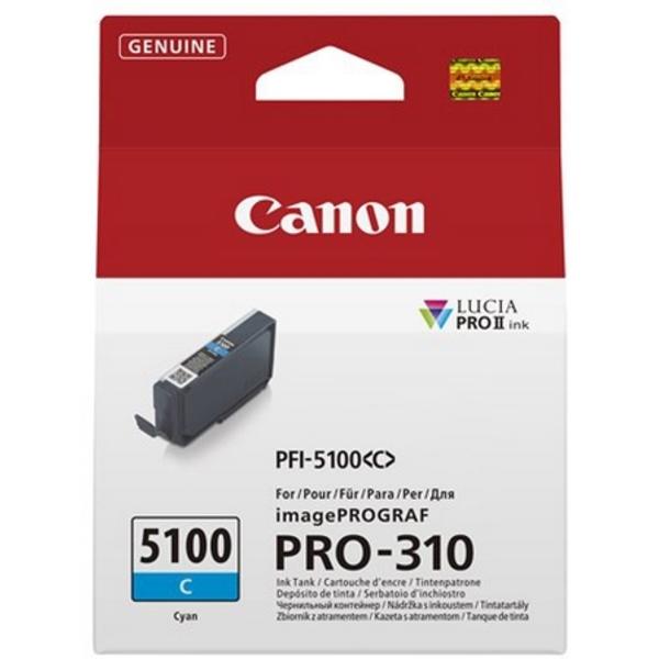 Глава за Canon imagePROGRAF PRO-310 - Ink - PFI-5100C / PFI5100C - Cyan - PN 6953C001 | JAR Computers Глава за Canon imagePROGRAF PRO-310 - Ink - PFI-5100C / PFI5100C - Cyan - PN 6953C001