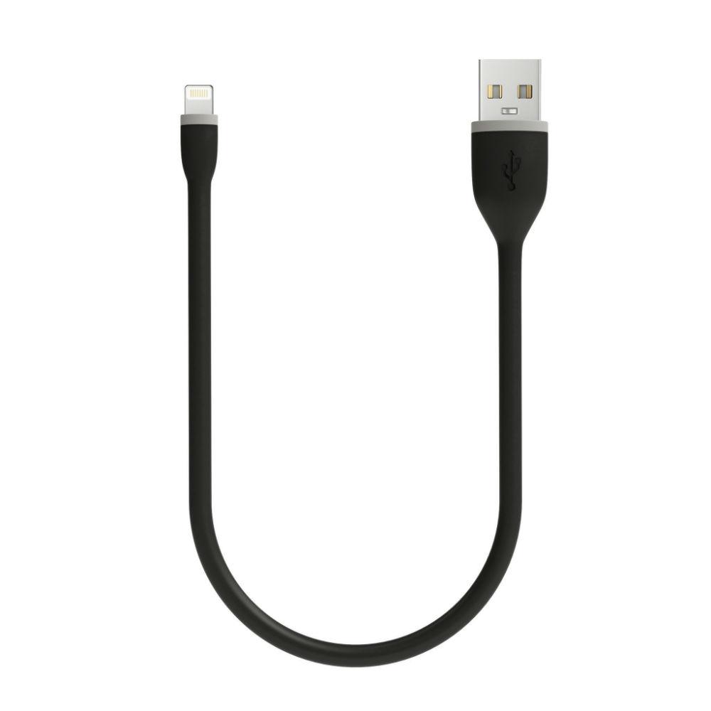 Гъвкав USB кабел за iPhone, iPad и iPod с Lightning (черен) - Satechi Flexible Lightning USB Cable (25 см) | JAR Computers Гъвкав USB кабел за iPhone, iPad и iPod с Lightning (черен) - Satechi Flexible Lightning USB Cable (25 см)