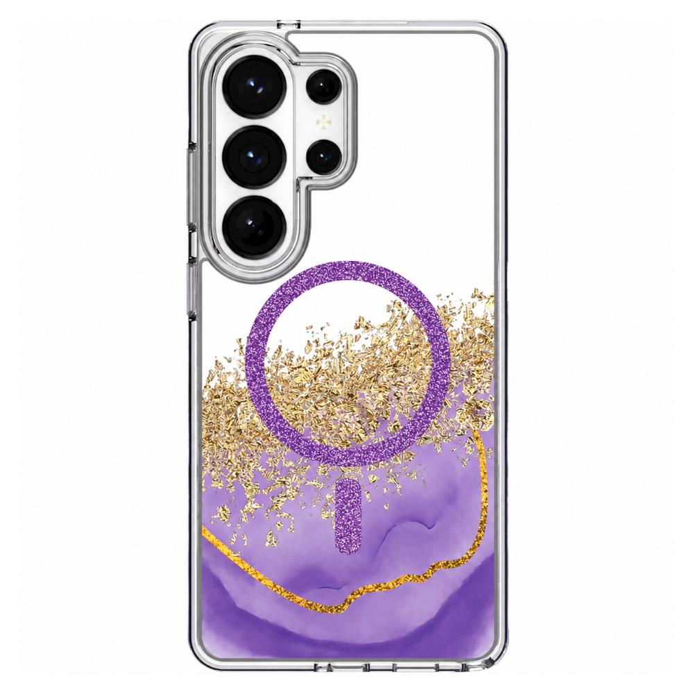 Калъф KARAT MagSafe Samsung S26 /purpurite marble/ | JAR Computers Калъф KARAT MagSafe Samsung S26 /purpurite marble/