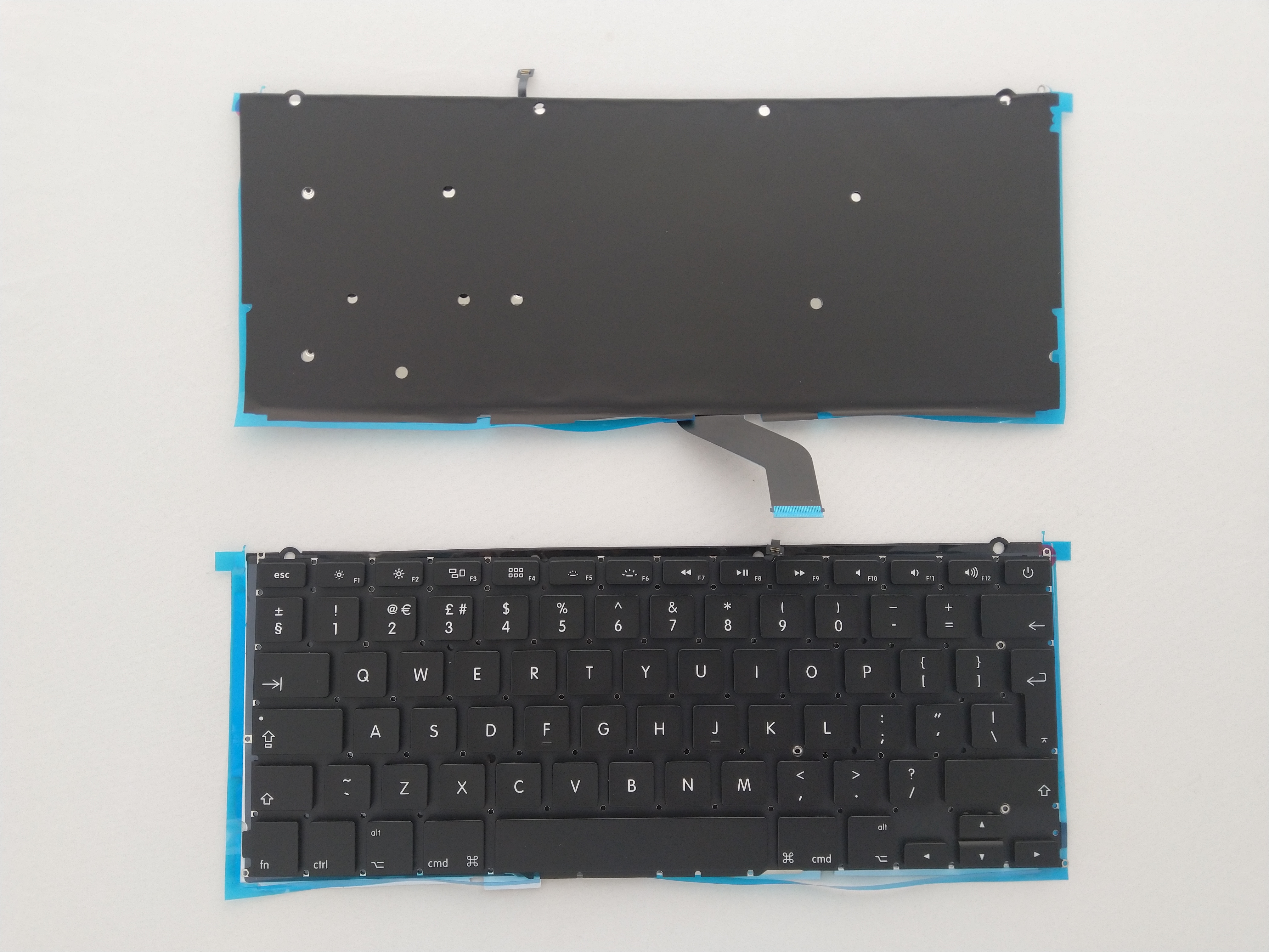 Клавиатура за лаптоп Apple MacBook Air A1425 13.3" Black Without Frame UK Backlit / Черна Без Рамка с Подсветка (Голям Ентър) - Оригинална | JAR Computers Клавиатура за лаптоп Apple MacBook Air A1425 13.3" Black Without Frame UK Backlit / Черна Без Рамка с Подсветка (Голям Ентър) - Оригинална