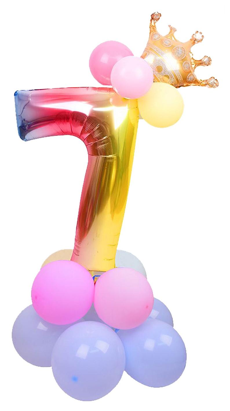 Комплект балони цифри 7 Party Go, 115 см. 14 части | JAR Computers Комплект балони цифри 7 Party Go, 115 см. 14 части