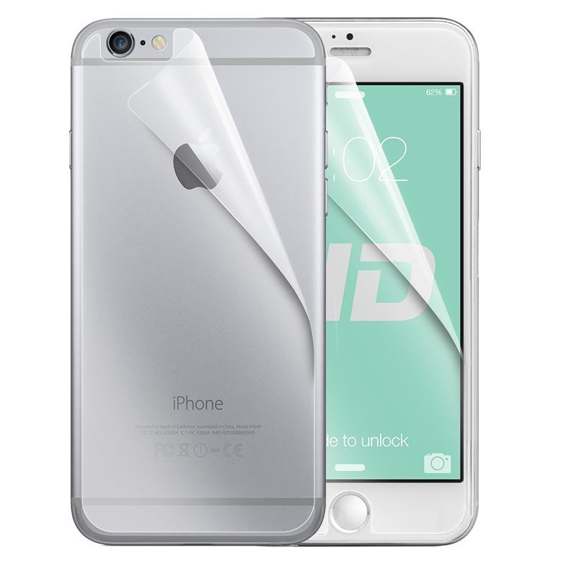 Комплект защитни покрития за дисплея и задната част на iPhone 6, iPhone 6S - ScreenGuard Glossy Set (прозрачни) | JAR Computers Комплект защитни покрития за дисплея и задната част на iPhone 6, iPhone 6S - ScreenGuard Glossy Set (прозрачни)