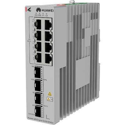 Комутатор Huawei S210I-8P4SX,8xGb POE+,2x10G SFP+,2x1G SFP,L2 индустриален | JAR Computers Комутатор Huawei S210I-8P4SX,8xGb POE+,2x10G SFP+,2x1G SFP,L2 индустриален