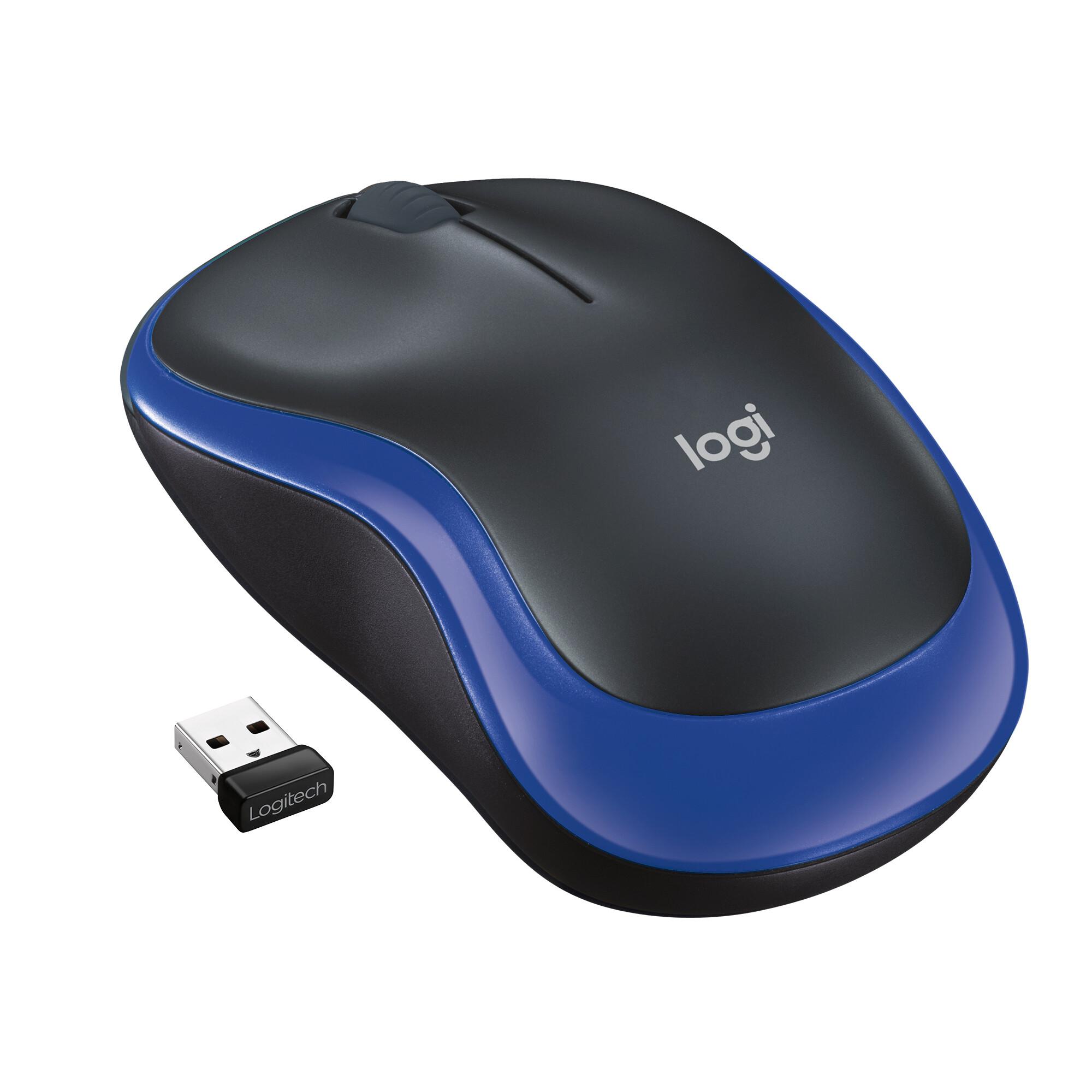 Logitech M185 мишка Офис Двуличен РЧ безжичен Оптически 1000 DPI