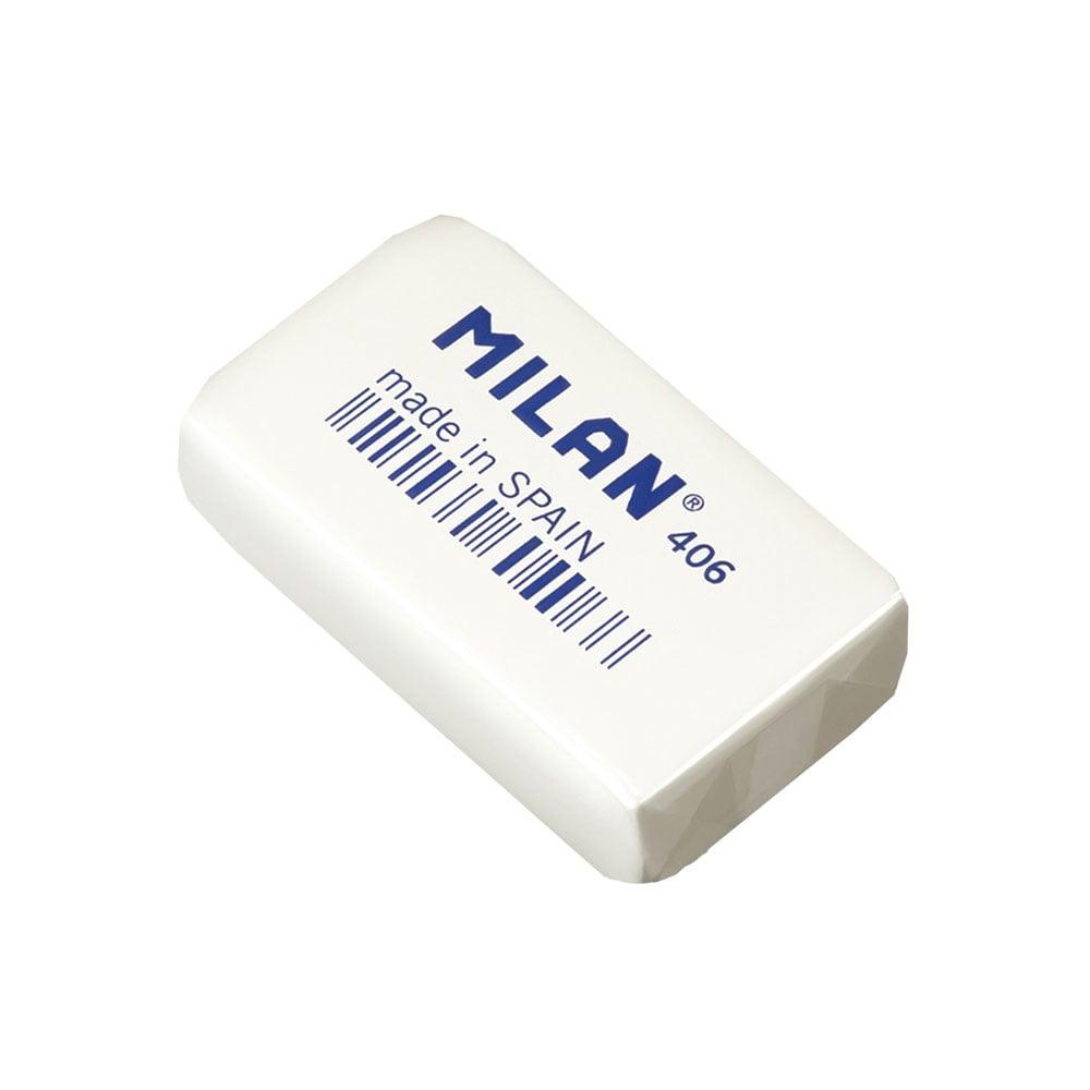 Milan Гума за молив Miga De Pan 406, голяма, бяла, 150 броя | JAR Computers Milan Гума за молив Miga De Pan 406, голяма, бяла, 150 броя