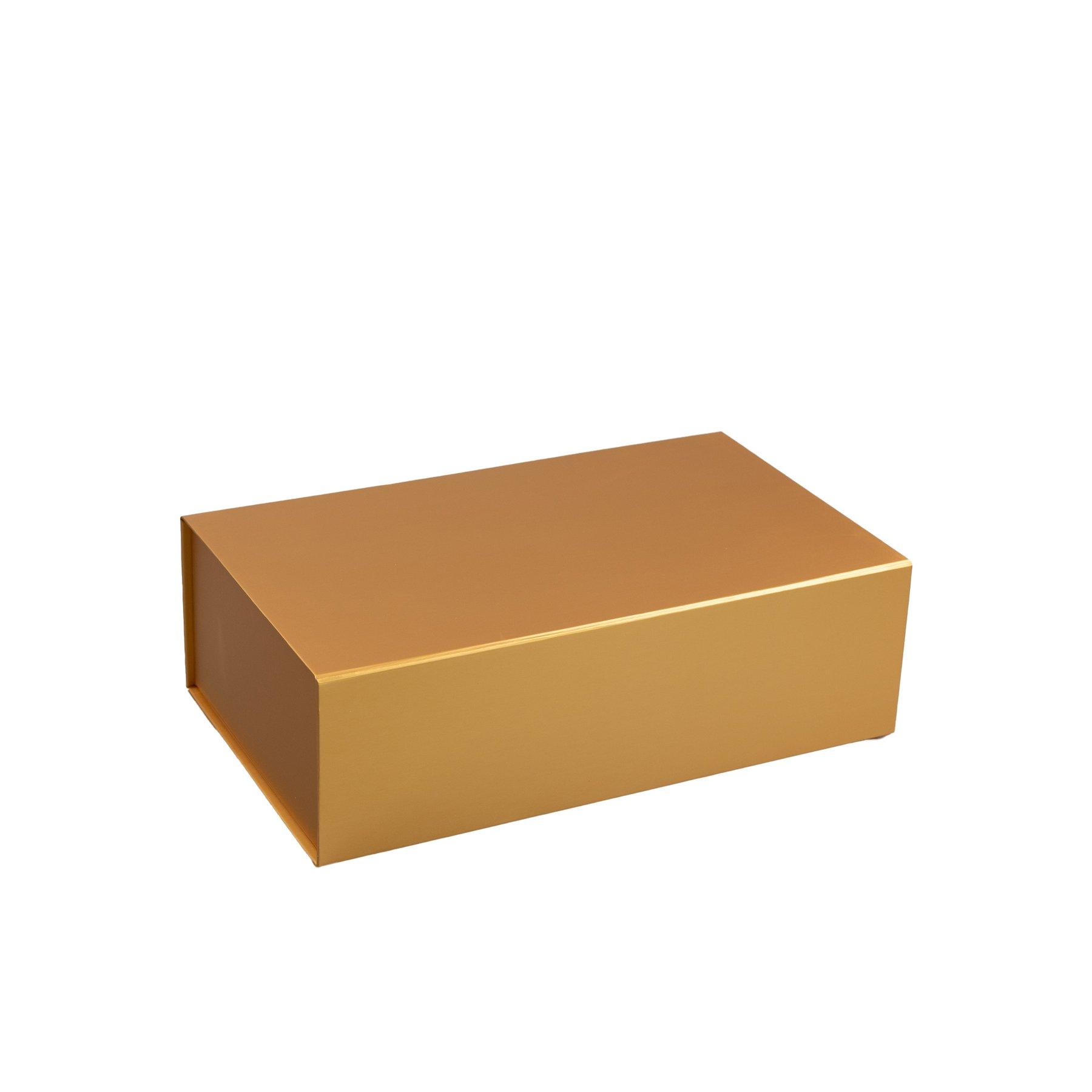 Office 1 Кутия Colorful, с магнитно затваряне, сгъваема, 35 х 20.5 х 11.3 cm, златна | JAR Computers Office 1 Кутия Colorful, с магнитно затваряне, сгъваема, 35 х 20.5 х 11.3 cm, златна