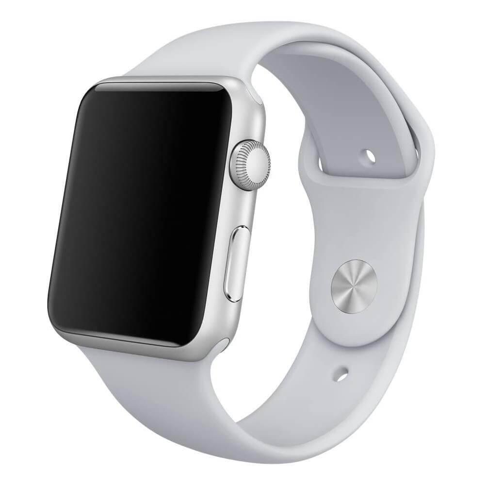Оригинална силиконова каишка за Apple Watch 38мм, 40мм, 41мм, 42мм (2025) (бледосив) - Apple Sport Band Stainless Steel Pin (retail) | JAR Computers Оригинална силиконова каишка за Apple Watch 38мм, 40мм, 41мм, 42мм (2025) (бледосив) - Apple Sport Band Stainless Steel Pin (retail)