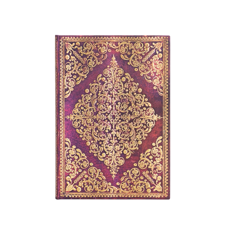 Paperblanks Тефтер Viola, Midi, широки редове, твърда корица, 72 листа