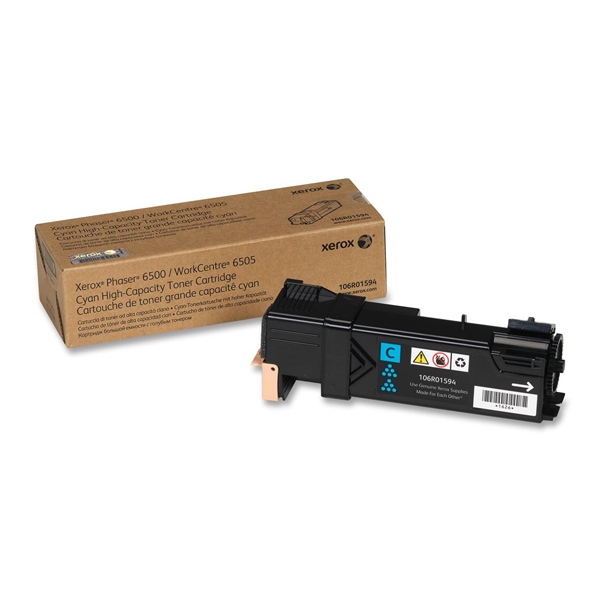 PHASER 6500, WC 6505 HC CYAN TONER (2.5k) (XER106R01594)