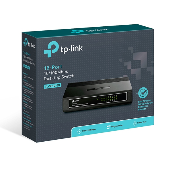 TP-LINK TL-SF1016D 16port 10/100 Switch