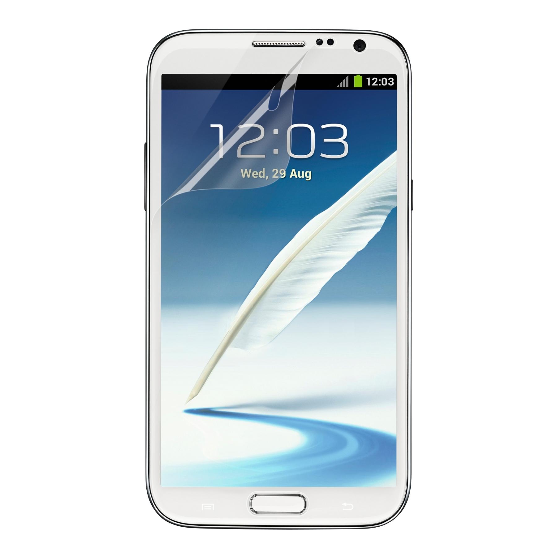 Защитно покритие за Samsung Galaxy Note 2 - Belkin ScreenGuard Clear (три броя) | JAR Computers Защитно покритие за Samsung Galaxy Note 2 - Belkin ScreenGuard Clear (три броя)