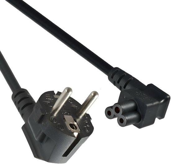 ACT AK5005 захранващ кабел Schuko CEE 7/7 към IEC C5, 1.8 m, черен | JAR Computers ACT AK5005 захранващ кабел Schuko CEE 7/7 към IEC C5, 1.8 m, черен