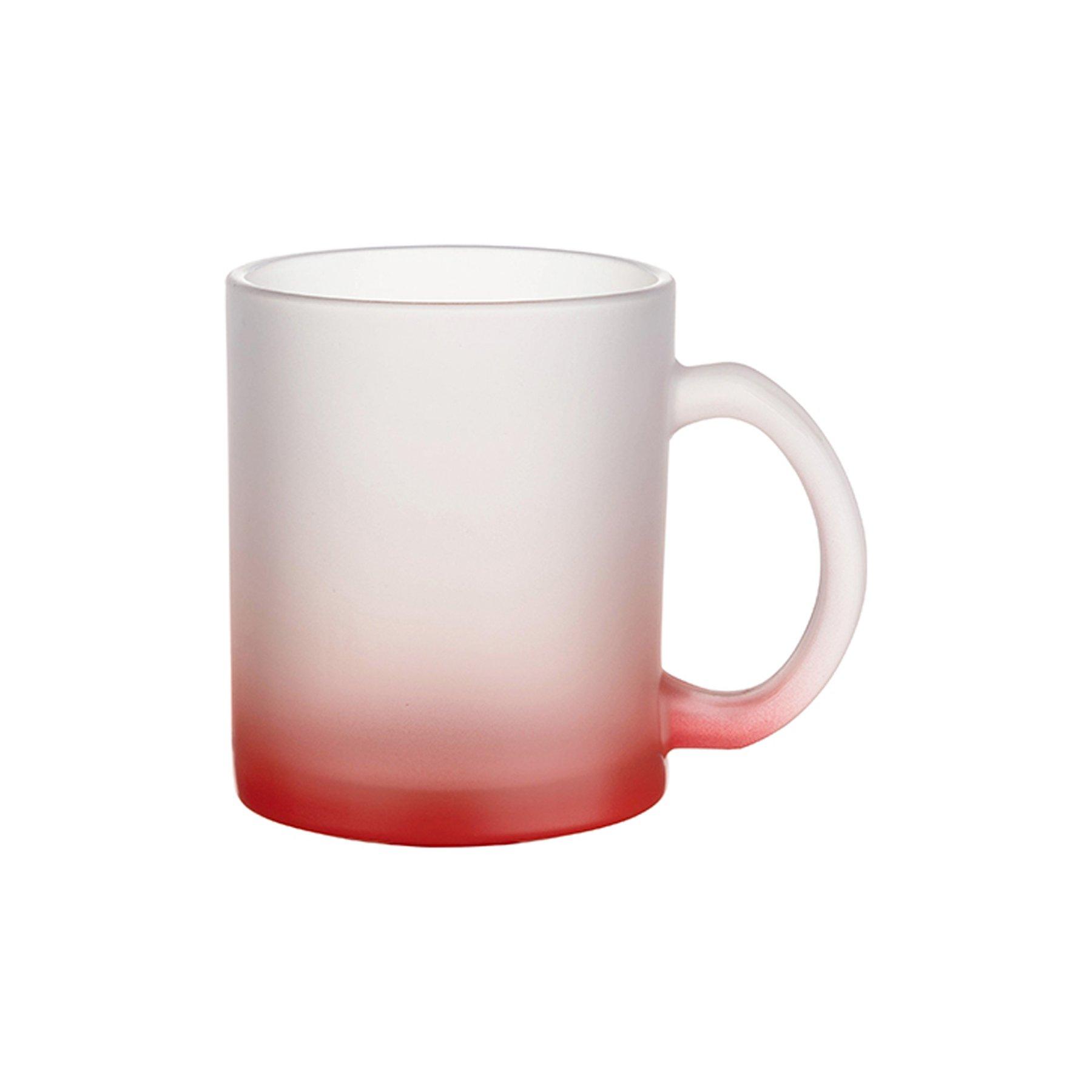 BESTSUB Чаша за сублимация Frosted, червена, 330ml | JAR Computers BESTSUB Чаша за сублимация Frosted, червена, 330ml