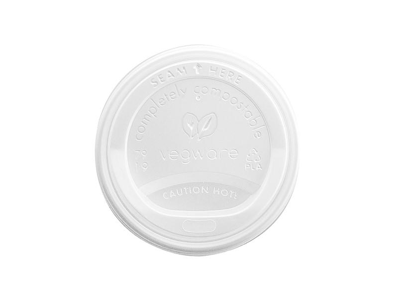 Биоразградим капак за чаша 250 мл Vegware, за топли напитки, растителна PLA, бял, 50 бр. | JAR Computers Биоразградим капак за чаша 250 мл Vegware, за топли напитки, растителна PLA, бял, 50 бр.