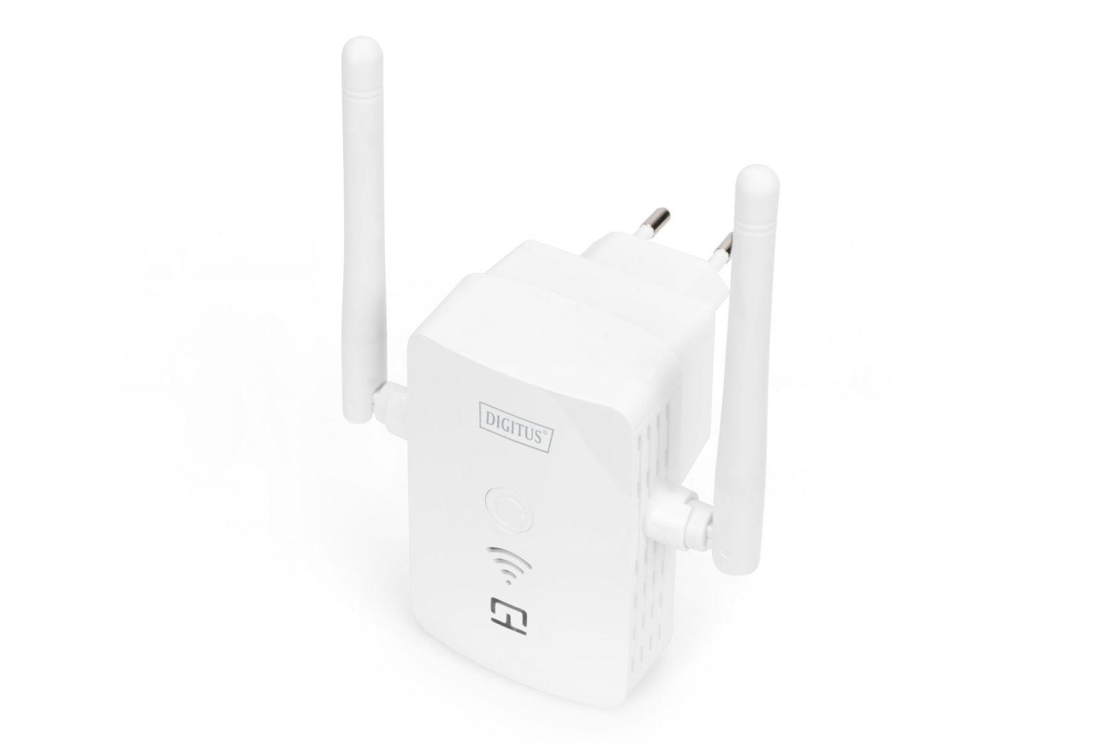 DIGITUS DN-7072 :: Wireless Repeater / AccessPoint, 300 Mbps, 2.4GHz+USB порт за зареждане 