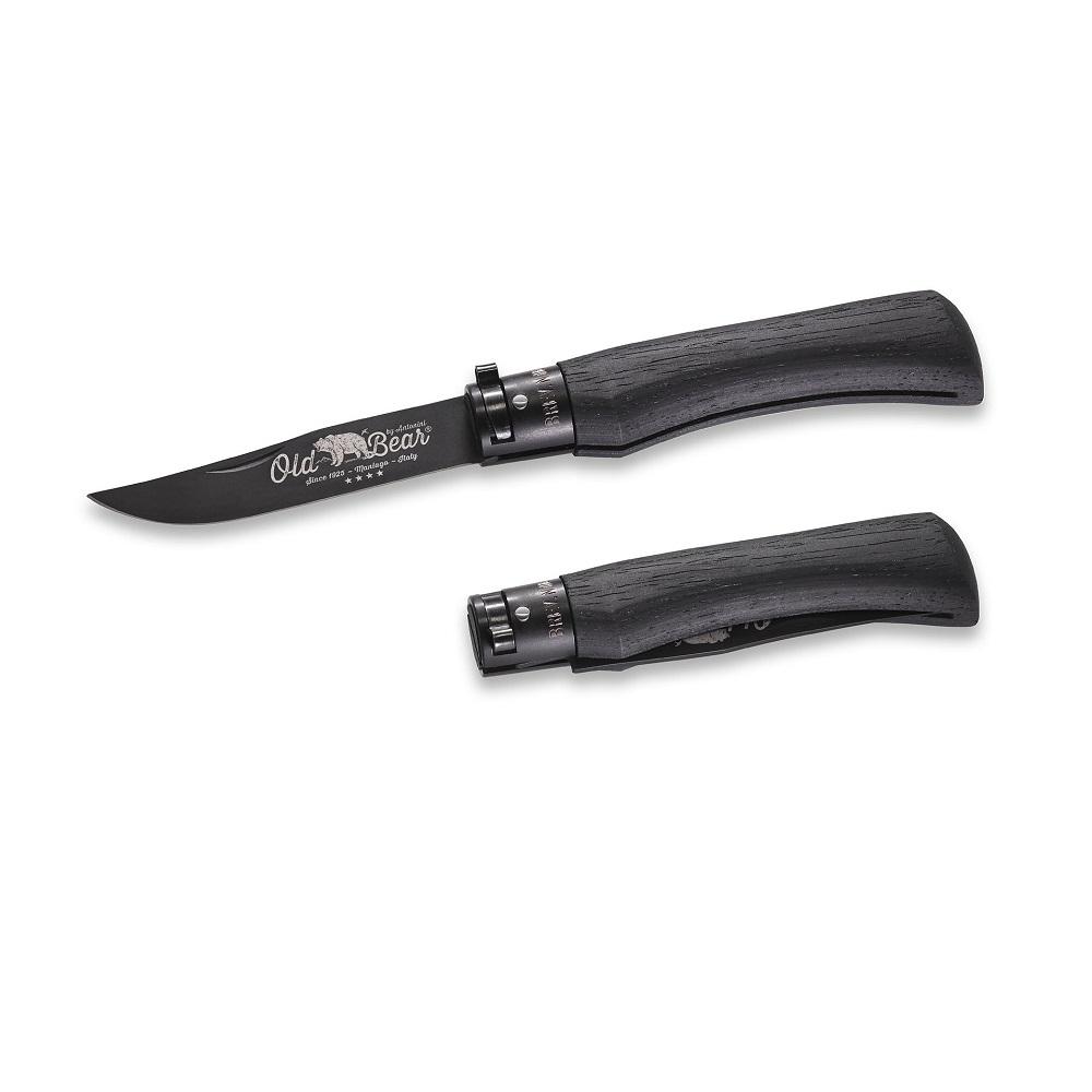 Джобен нож Old Bear Total Black L, черен болстер | JAR Computers Джобен нож Old Bear Total Black L, черен болстер