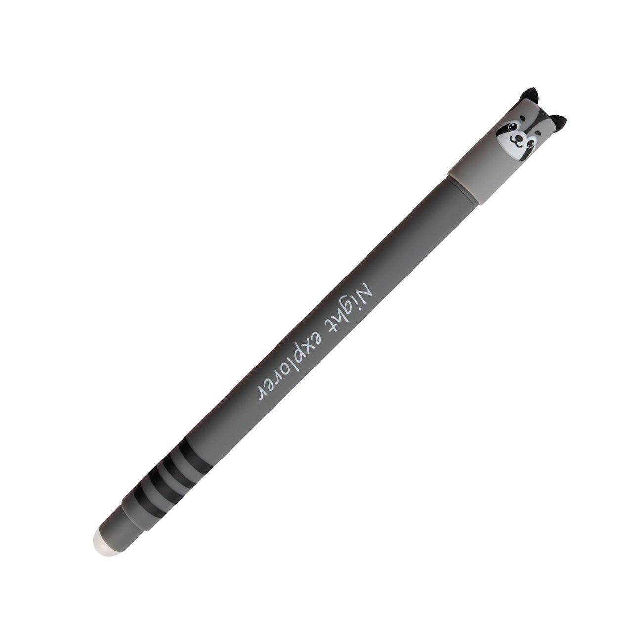 Eberhard Faber Гел ролер Raccoon, изтриваем, 0.7 mm, синьо мастило