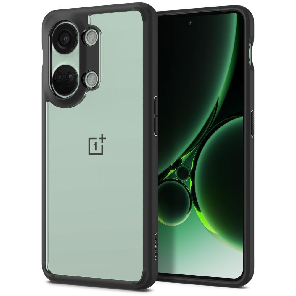 Хибриден кейс с висока степен на защита за OnePlus Nord 3 5G - Spigen Ultra Hybrid Case (черен-прозрачен) | JAR Computers Хибриден кейс с висока степен на защита за OnePlus Nord 3 5G - Spigen Ultra Hybrid Case (черен-прозрачен)