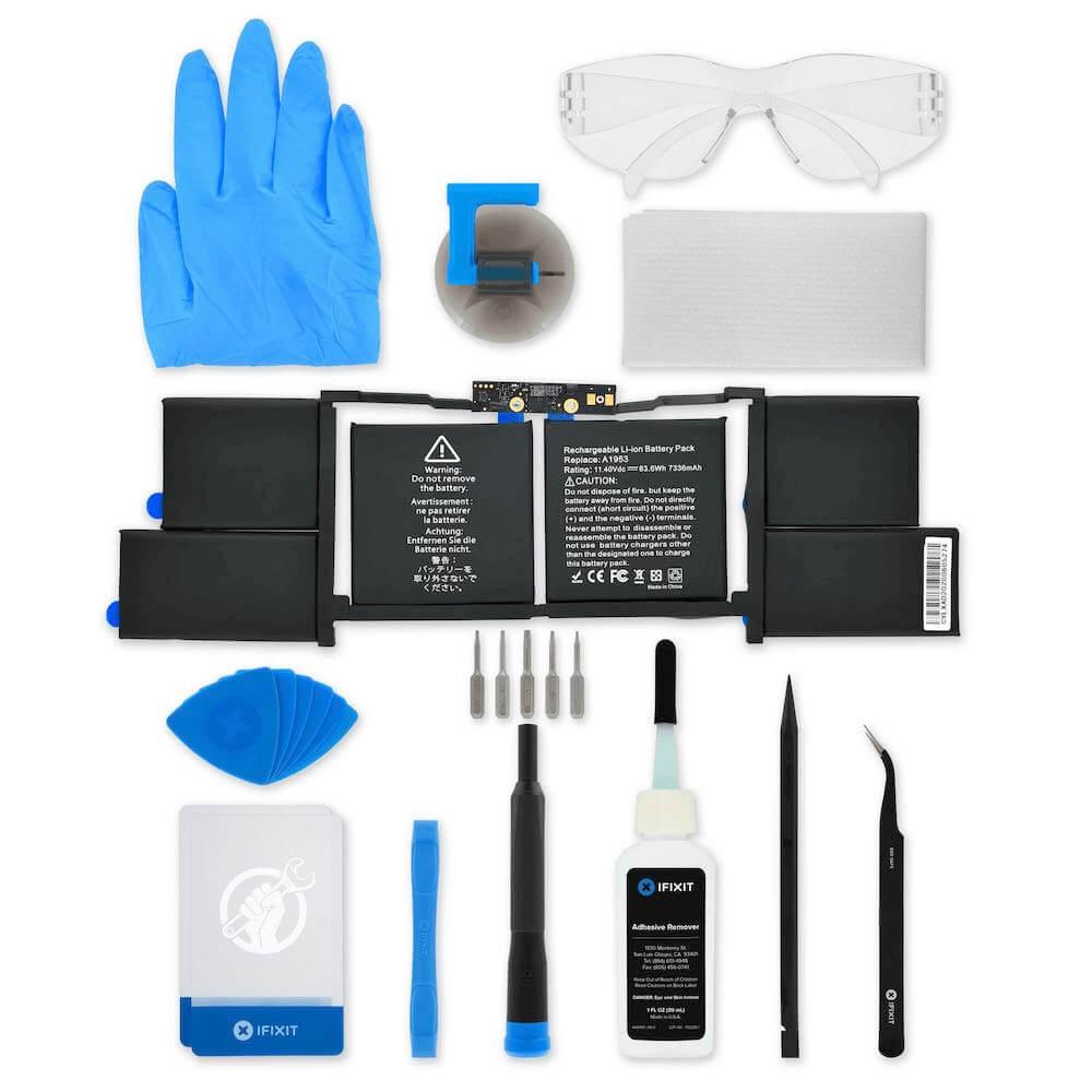 Качествена резервна батерия и инструменти за MacBook Pro Retina 15 - iFixit MacBook Pro 15 Retina Battery (Mid 2018-2019) | JAR Computers Качествена резервна батерия и инструменти за MacBook Pro Retina 15 - iFixit MacBook Pro 15 Retina Battery (Mid 2018-2019)