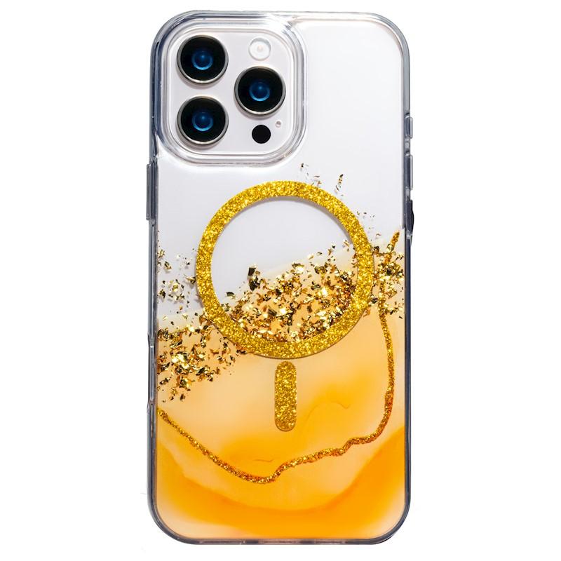 Калъф KARAT MagSafe Apple iPhone 16 /amber marble/ | JAR Computers Калъф KARAT MagSafe Apple iPhone 16 /amber marble/