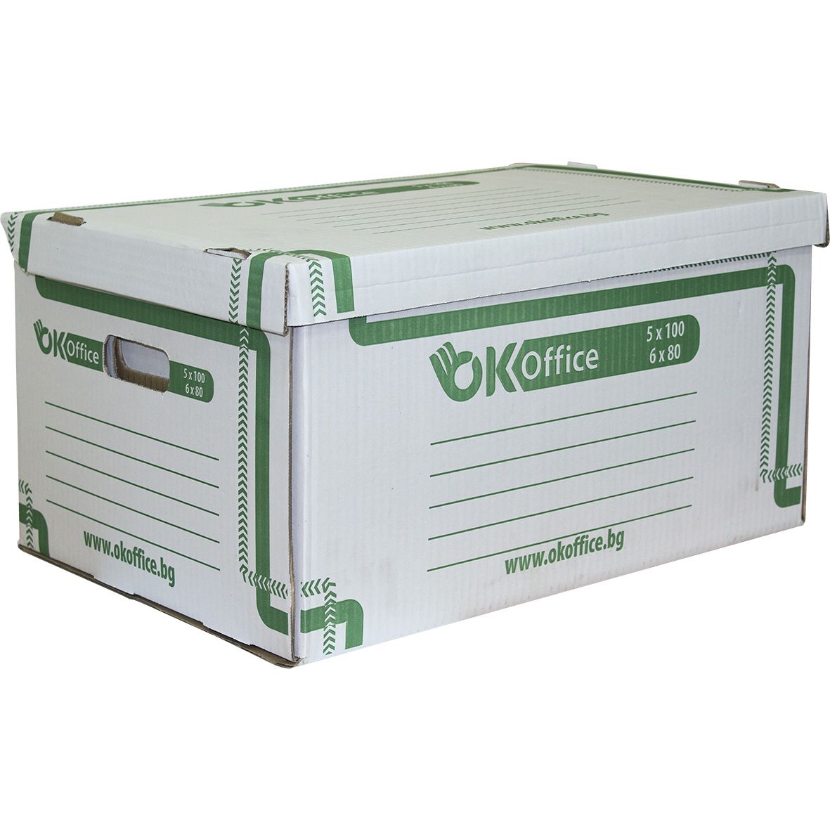 Кашон архивни кутии OkOffice 56/36/26бял | JAR Computers Кашон архивни кутии OkOffice 56/36/26бял