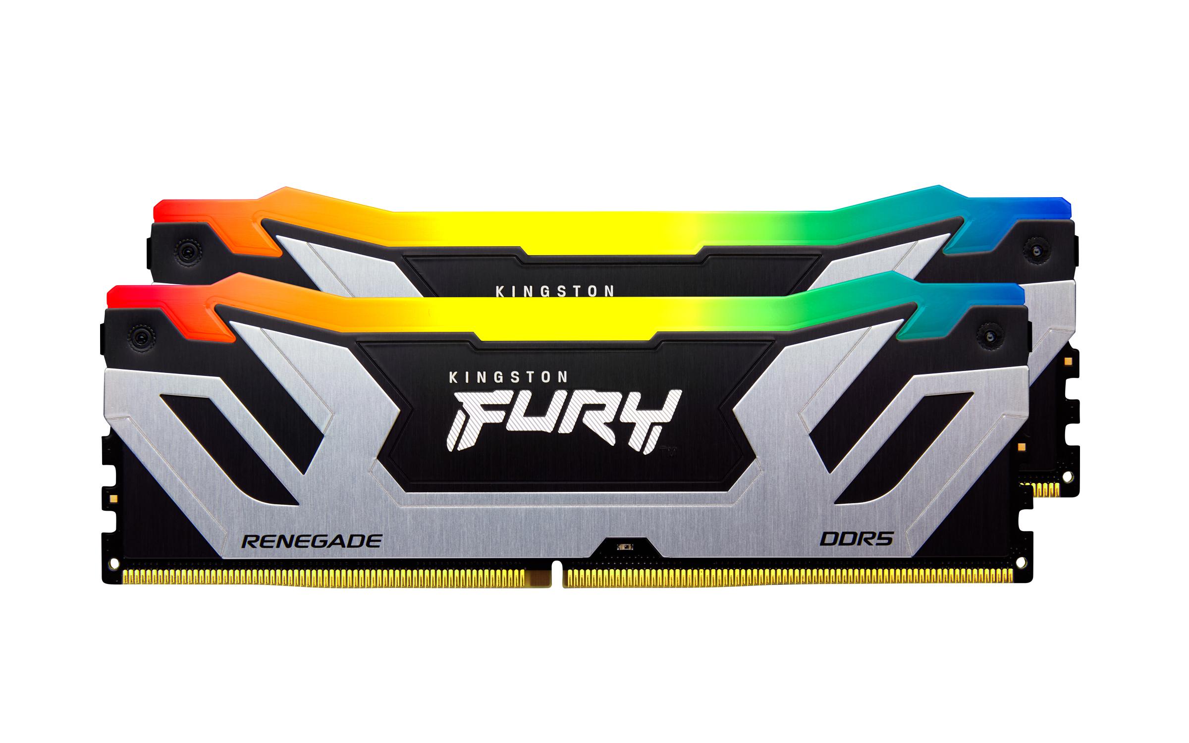 Kingston Technology FURY Renegade RGB модул памет 48 GB 2 x 24 GB DDR5 8800 MT/s 288-pin DIMM | JAR Computers Kingston Technology FURY Renegade RGB модул памет 48 GB 2 x 24 GB DDR5 8800 MT/s 288-pin DIMM