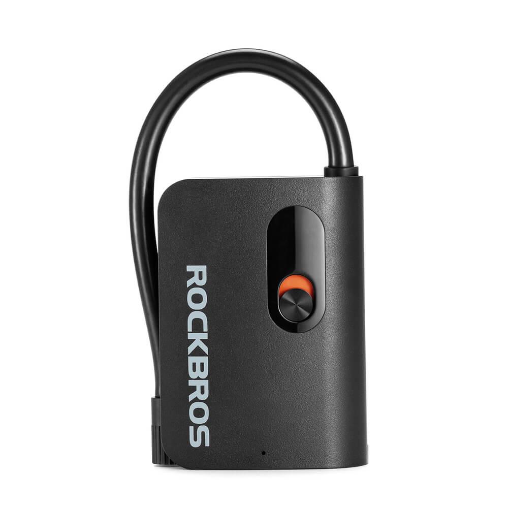 Компактен компресор за велосипедни гуми с вградена 2600 mAh батерия - Rockbros L1 Mini Cordless Pump 70psi (черен) | JAR Computers Компактен компресор за велосипедни гуми с вградена 2600 mAh батерия - Rockbros L1 Mini Cordless Pump 70psi (черен)